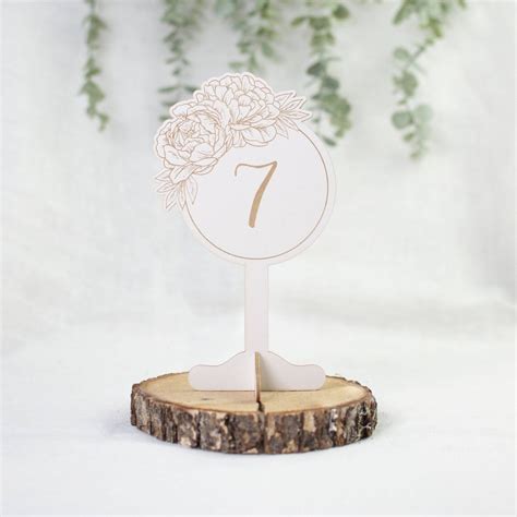 Stojak na stół In bloom, od 7 do 12, 1 kpl., 20 x 11,5 cm - P13 ...