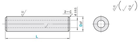 Tube Guide Shafts Straight Rod Type | MISUMI | MISUMI India