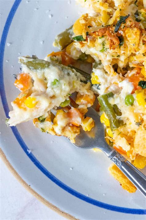 Creamy Chicken Vegetable Casserole - Sweet Cs Designs