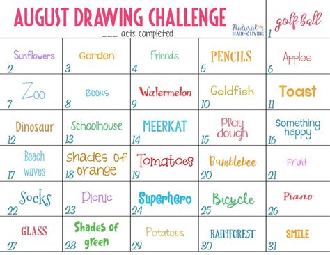 Image result for July Drawing Challenge