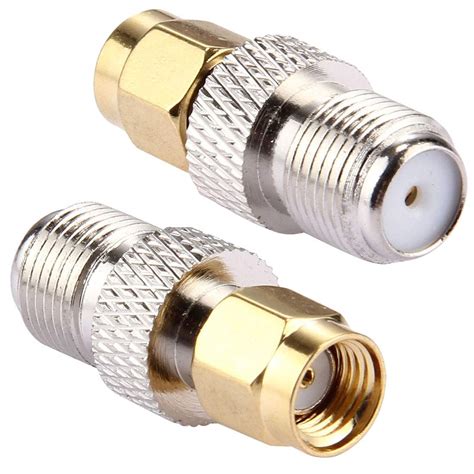 CHENCHUAN Computer Cables 2 PCS F Female to RP-SMA Male Connector Wifi ...