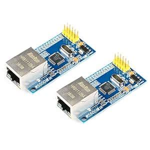JESSINIE 2Pcs W5500 Ethernet Network Module SPI Interface Full Hardware ...