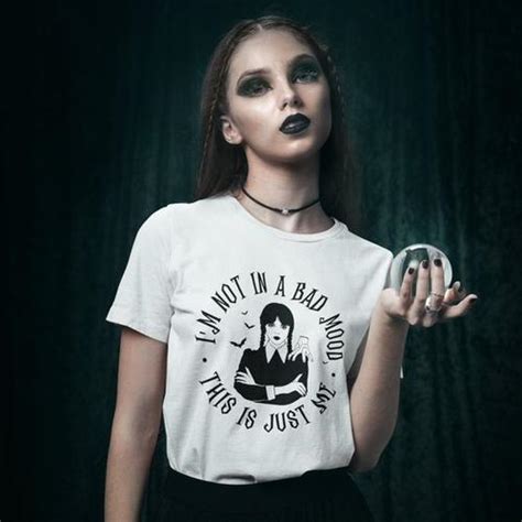 Jual Wednesday Addams Addams Family I'm Not in a Bad Mood This unisex ...