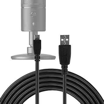 Geekria for Creators USB A to Micro USB Microphone Cable 9 ft / 280 CM ...