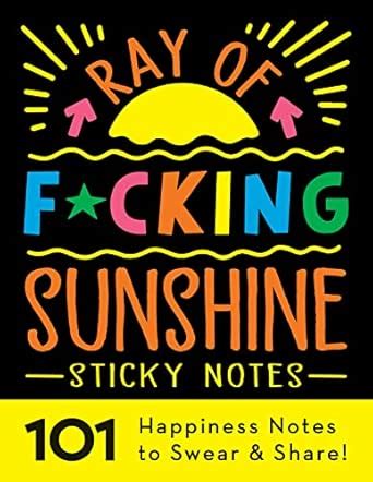 Ray of F*cking Sunshine Sticky Notes : Sourcebooks: Amazon.in: Books