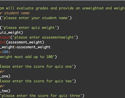 Image result for Grade Calculator Python Code