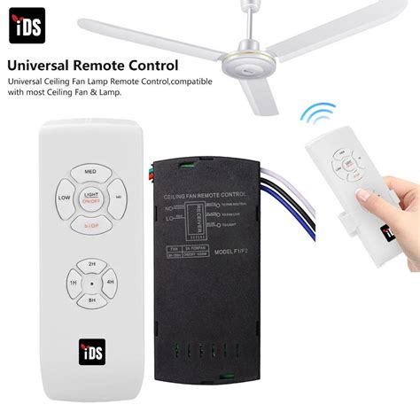 Ceiling Fan Controller Universal Wireless Ceiling Fan & Light Remote ...