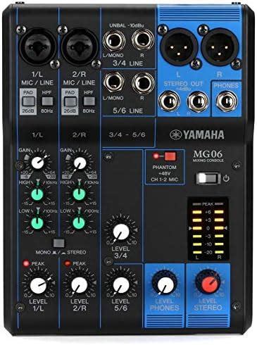 Ahuja FMX-106DP PA mixer With built-in MP3 Player & Digital Effects ...