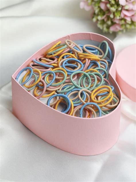 Multi Coloured Hair Ties Pack of 100 – Priyaasi