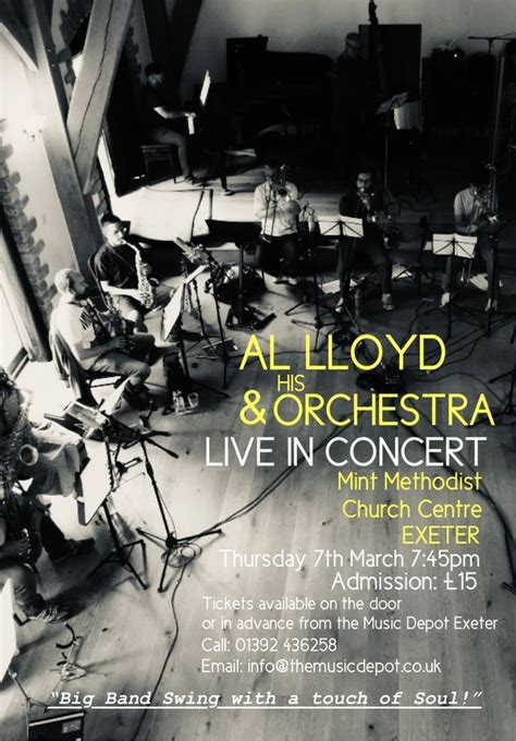 Al Lloyd & His Orchestra LIVE @ The Mint , The Mint Methodist Church ...