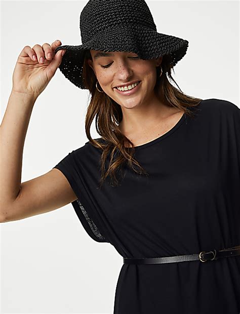 Buy Jersey High Neck Midi T-Shirt Dress at Marks & Spencer