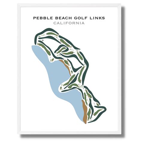 Pebble Beach Golf Links, California - Printed Golf Courses by Golf Cou – Journal18
