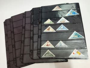 GOLD MINT Pack of 10 Stamp sheets / Pages 7 Divider for Large albums ...