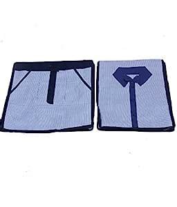 Kuber Industries™ Shirt Cover & Trouser Cover in Cotton Material 2 Pcs ...