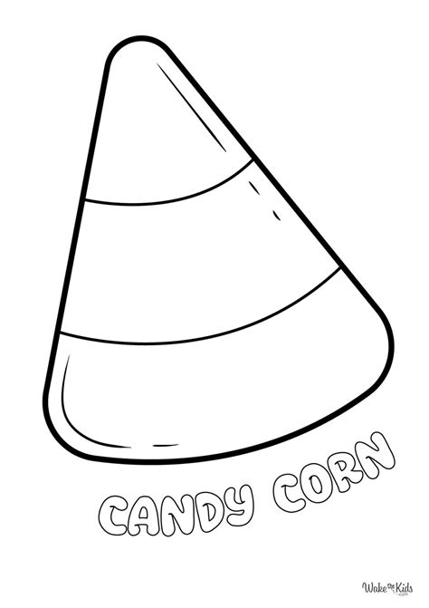 Candy Corn Coloring Pages (Free Printable PDFs) | WakeTheKids
