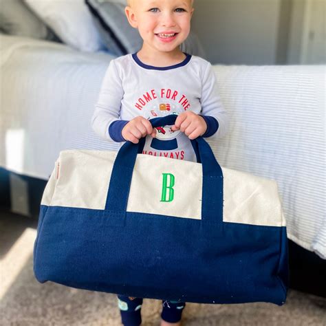 Personalized Kids Duffle Bag, Overnight Bag for Girls, Overnight Bags ...