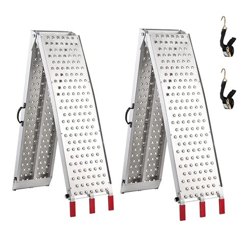 Folding Loading Ramps 2pc With Handle Gardhom 7 5 Aluminum | Desertcart INDIA