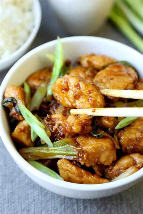 Mongolian Chicken Chinese Food