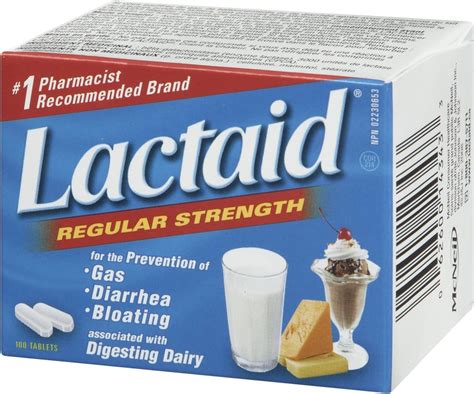 Lactaid Regular Strength Chewable Tablets - Fast-Acting Relief for Lactose Intolerance | Buy Now ...