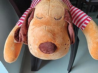 SKYLOFTS Stylish Cute Stuffed Dog Pillow Cushion for Baby Kids Soft Toy ...