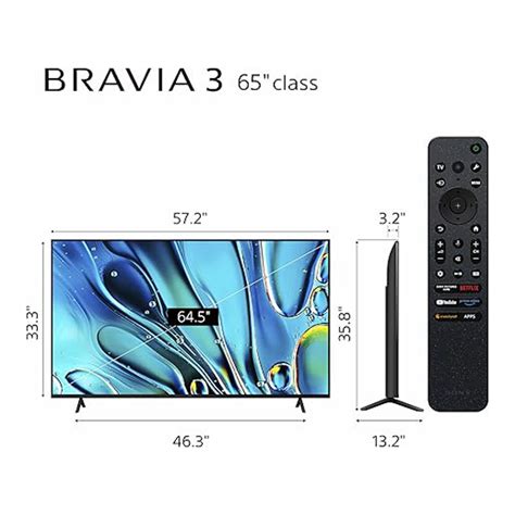 Buy Sony Bravia 3 Series K-65S30 65 inch 164 cm Ultra HD 4K Smart LED ...