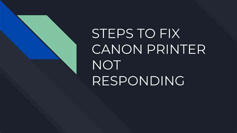 Canon Printer Not Responding Fix 的图像结果