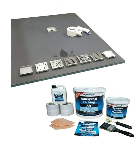 Buy Nassboards Complete Wetroom Tile Base Tray & Waste System ...
