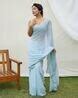 Buy Aqua Sarees for Women by Civamee Online | Ajio.com