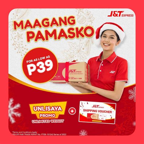Huge Shipping Discount this Christmas with J&T Express PH – Vic-Vic Bautista
