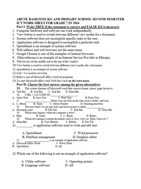 Image result for Class 7 17th Assignment Answer ICT