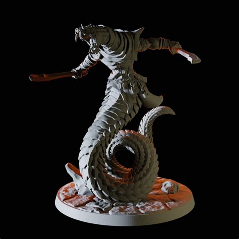 Yuan-ti Abomination Miniature A for D&D, Dungeons and Dragons ...