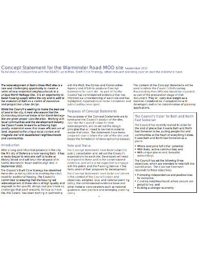 Image result for Concept Statement Examples Magazine