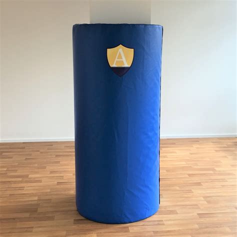 Veiligheid en bescherming | Paalbescherming Rond 200 cm rood