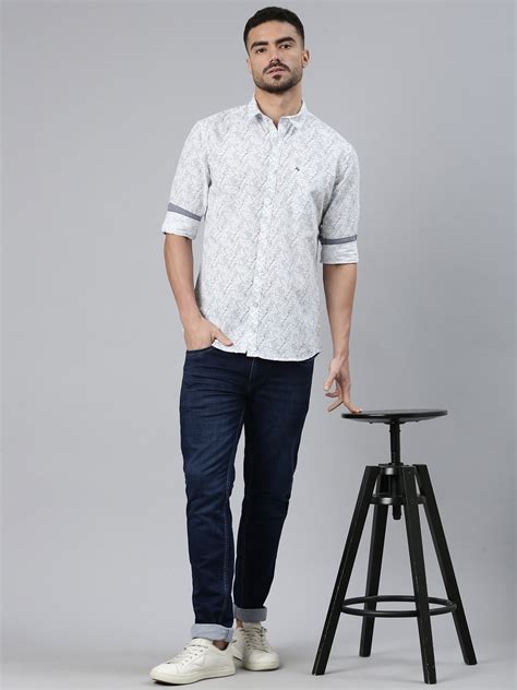 Classic Polo Men's Full Sleeve Multicolor Polo Neck Slim Fit All-Over