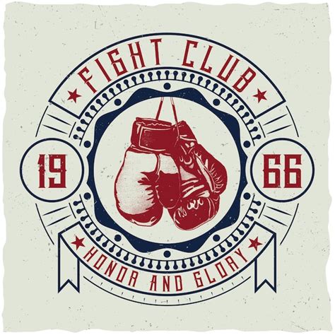 Fight club insignia | Free Vector
