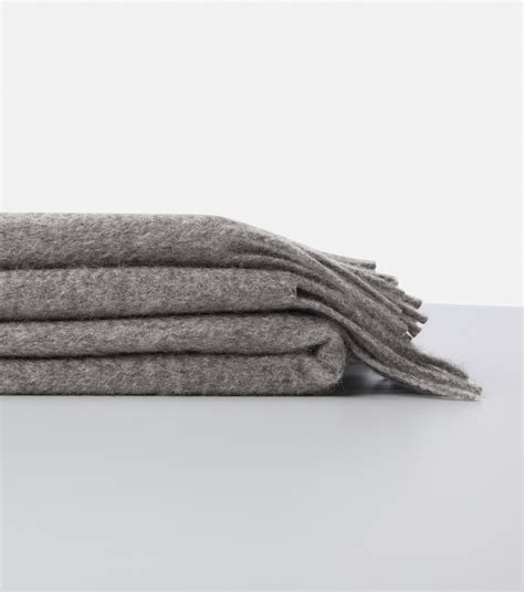 Unito fringed cashmere blanket in grey - Loro Piana | Mytheresa