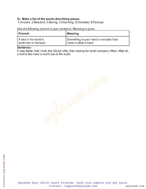 Class 8 English Chapter 6 的图像结果