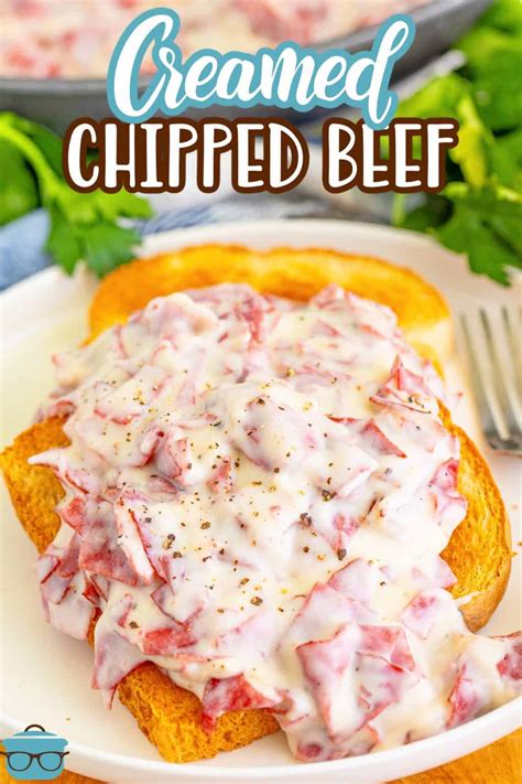 Creamed Chipped Beef - The Country Cook