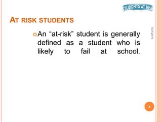 Image result for At-Risk Students
