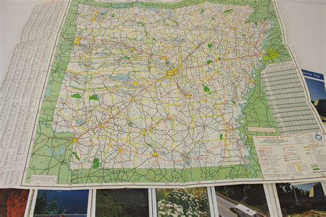 Set of 5 Vintage Arkansas Highway Maps, Plus 3 Bonus Maps, Folding Maps ...