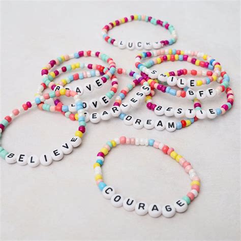 Beaded Friendship Stretch Bracelet – Dandelion Jewelry