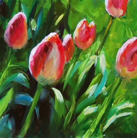 Kristen Reitz-Green: Impressionist Flower Paintings Galore!
