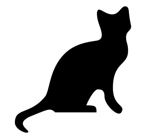 Clipart - Cat silhouette