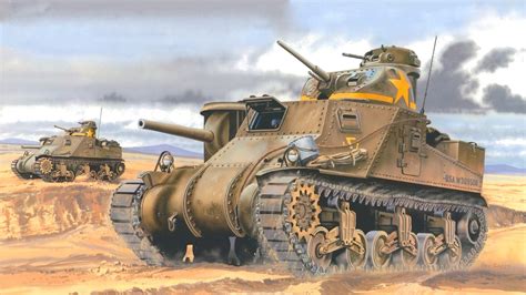 HD Military Glory: The Mighty M3 Lee Tank in Action