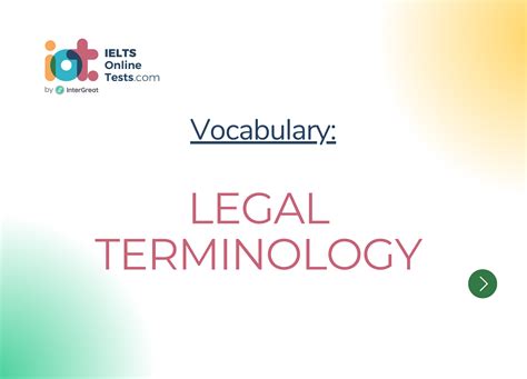 Legal terminology | IELTS Online Tests