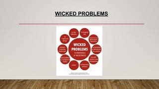 Image result for 5 Wicked Problems Examples