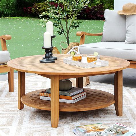Extra Large Round Outdoor Coffee Table