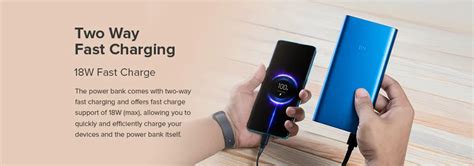 Buy Redmi 3I 10000MAH Powerbank - Blue at Touch Mobiles | Touch Mobiles