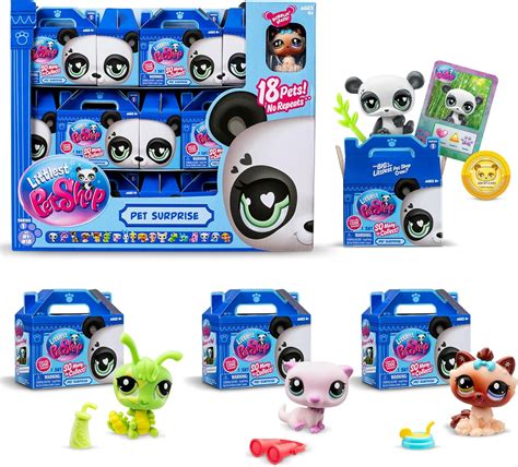 Littlest Pet Shop, 18 Pets Collector Set, Pet Surprise Display - Gen 7 ...