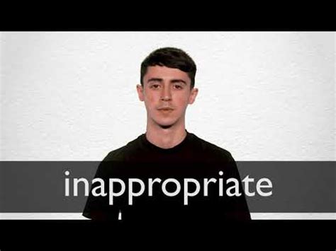 Image result for Inappropriate Definition